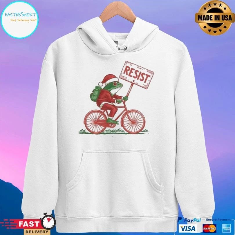 Resist Frog Christmas I Stand With Frog Portland Frog Resistance T-shirts