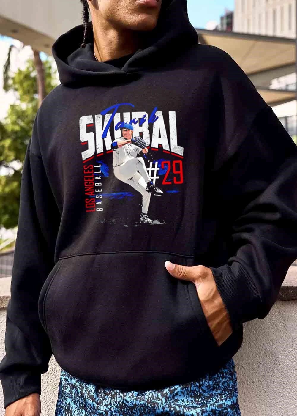 Los Angeles Baseball 29 Tarik Skubal Pitcher Mid Pitch Distressed Bootleg shirt