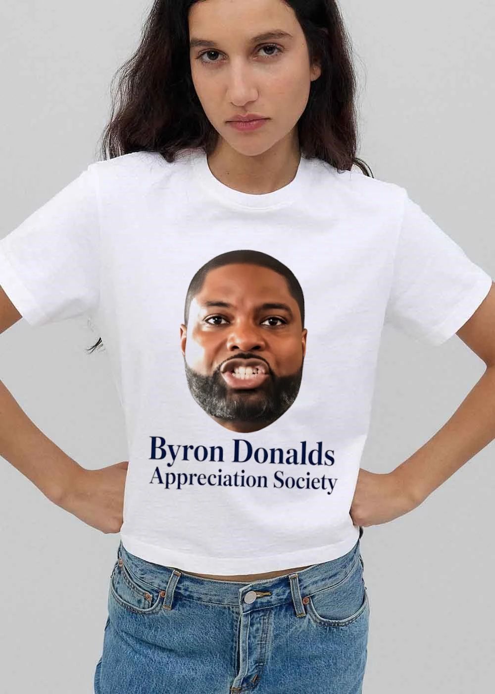 Byron Donalds Appreciation Society Cutout Head Photo Portrait shirt