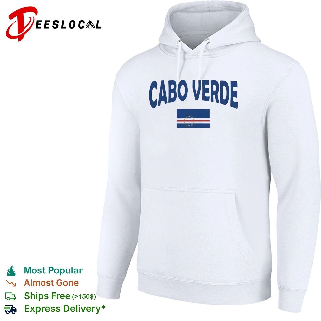 Cabo Verde World Cup Flag Soccer National Team T-shirt