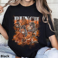 Team Punch Baby Monkey Graphic T Shirt Viral Cute Monkey Meme Tee