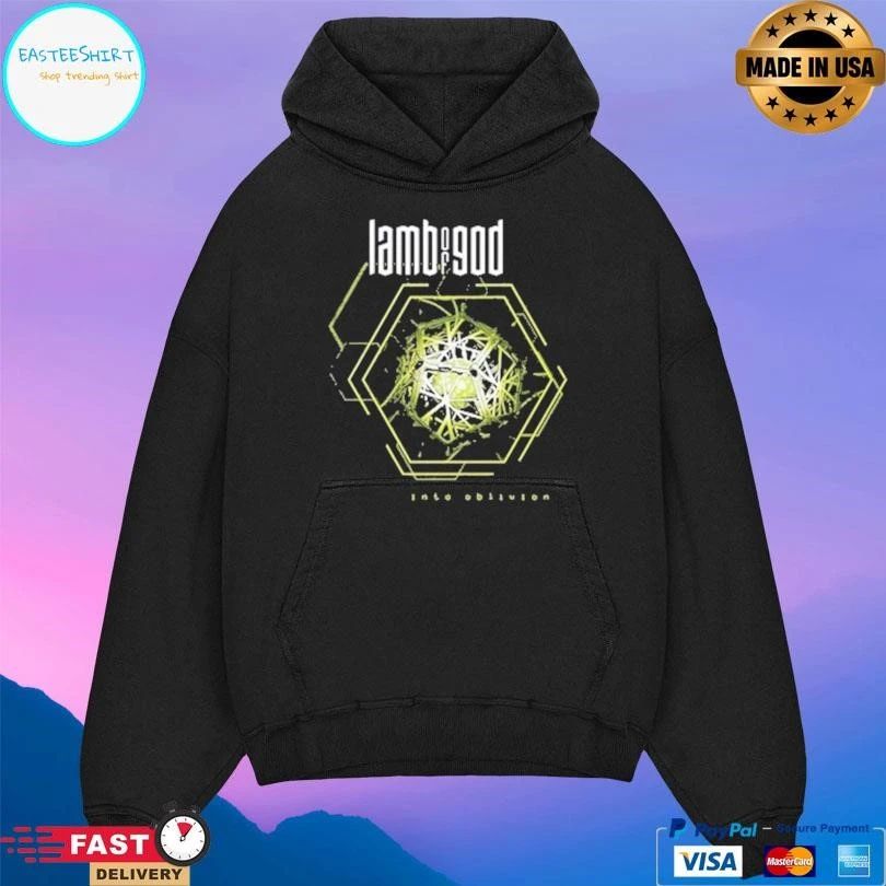 Lamb Of God Into Oblivion Hexagon T-shirts