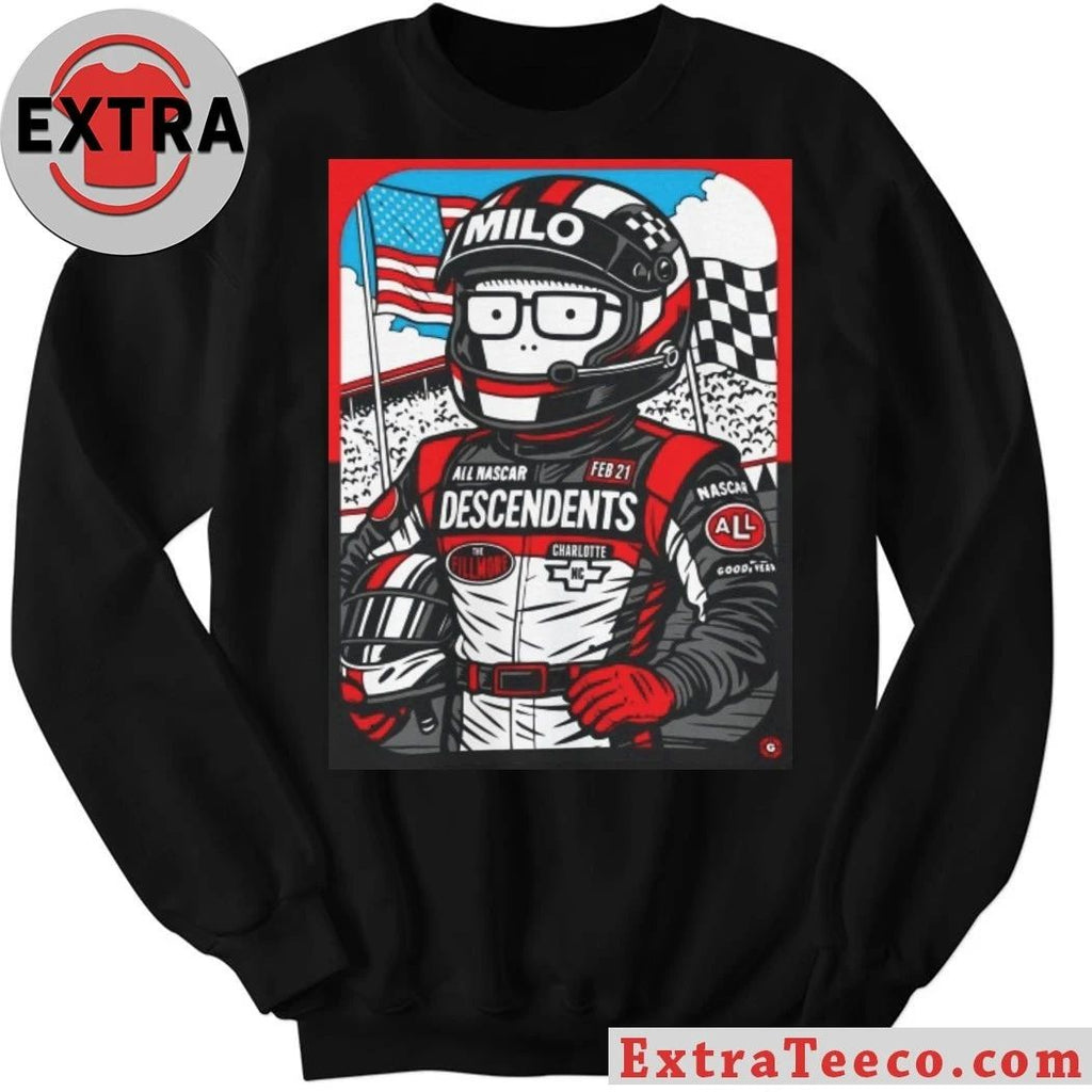 Descendents Ricky Milo Live At The Fillmore Charlotte February 21 2026 Exclusive Nascar Gig Poster Artwork By Garage Land Shirt
