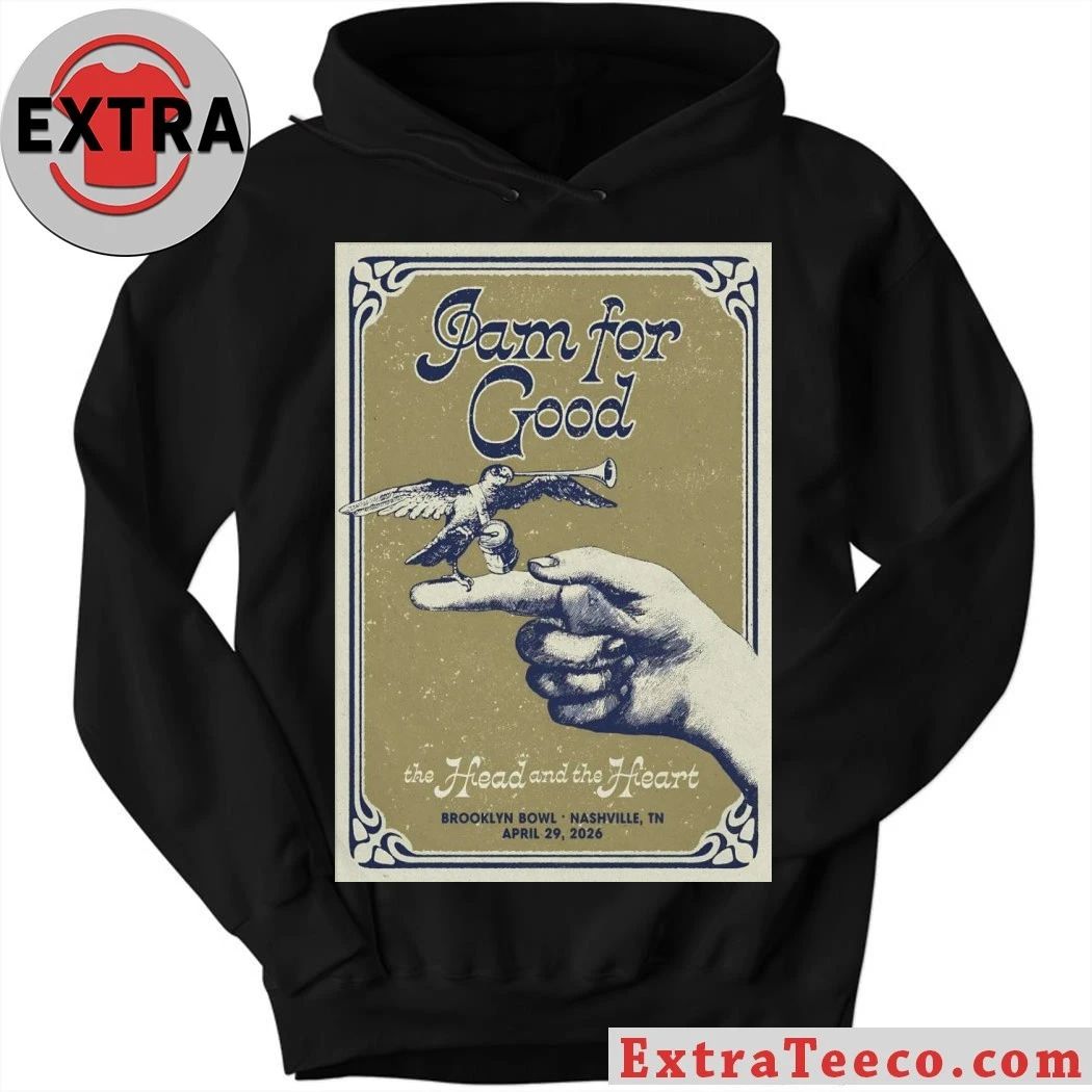 The Head And The Heart April 29 2026 Brooklyn Bowl, Nashville TN Poster Shirt