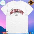 The Marathon Clothing Arch And Script Est 2009 T-shirts
