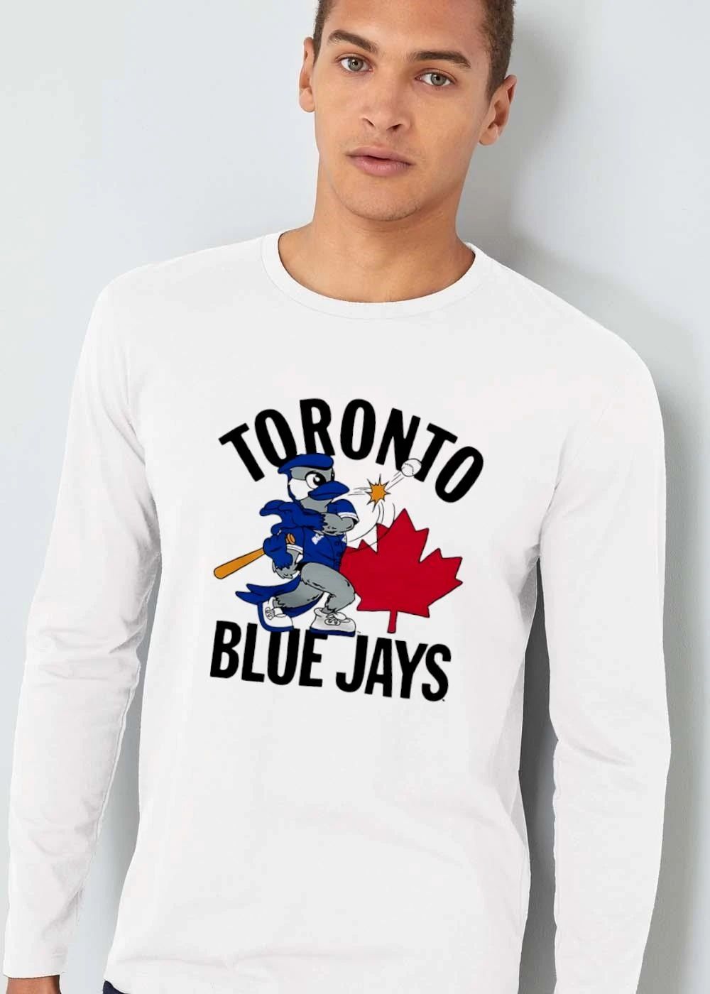 Toronto Blue Jays MLB Cartoon Mascot Batting Baseball Maple Leaf shirt