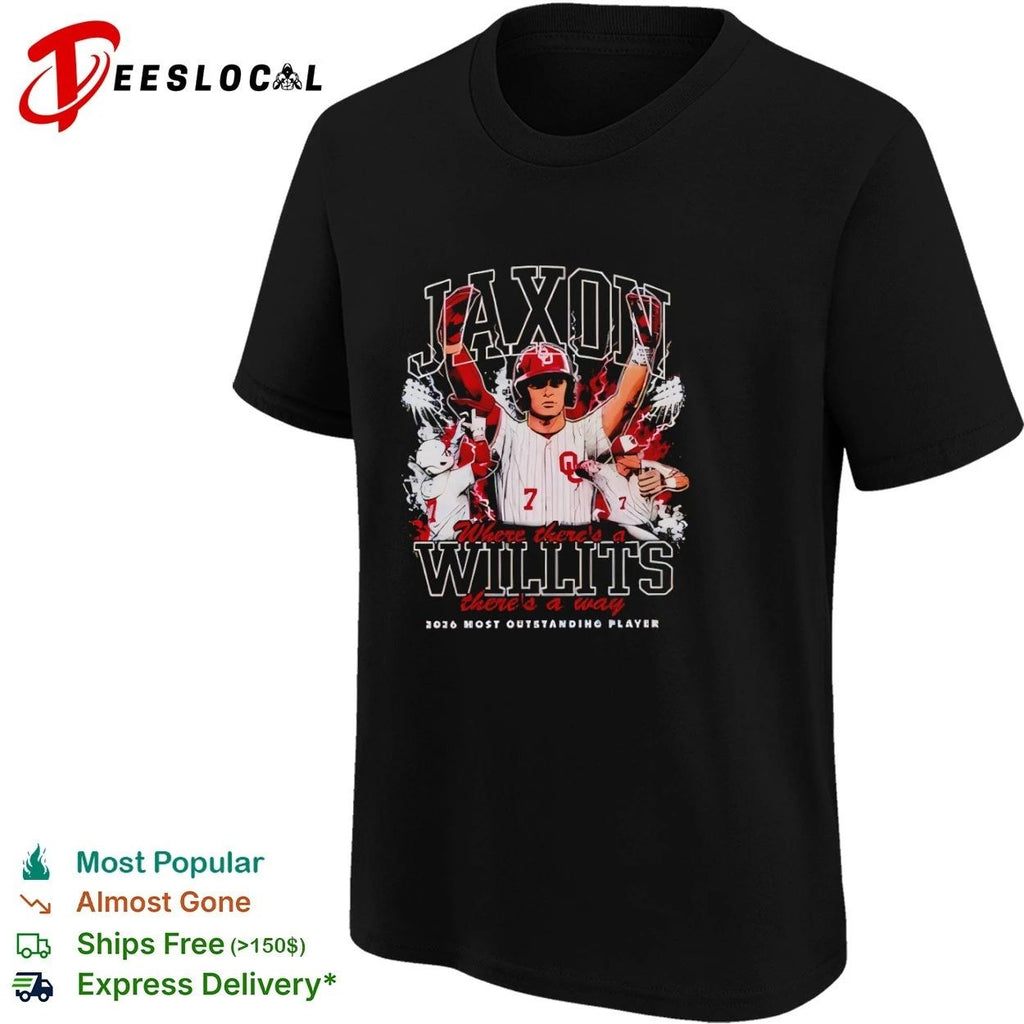 Jaxon Willits Oklahoma Sooners 2026 Most Outstanding Player T-shirt