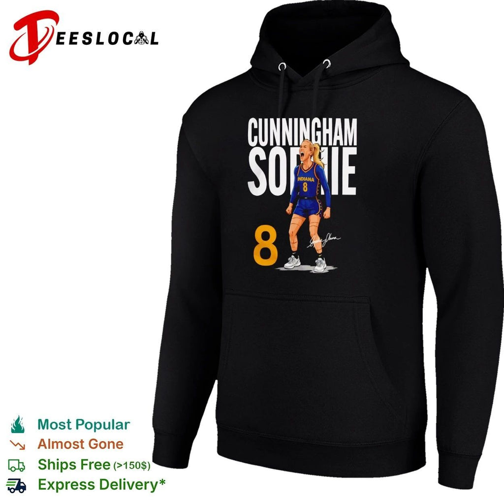 Sophie Cunningham In a World Full of Bullies Indiana Fever T-shirt