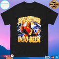 Jesus Turned Water Into Beer Graphic T-shirts