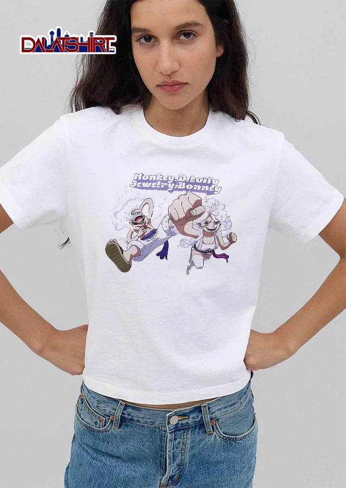 Monkey D Luffy Jewelry Bonney Gear 5 Anime Characters Action Poses shirt