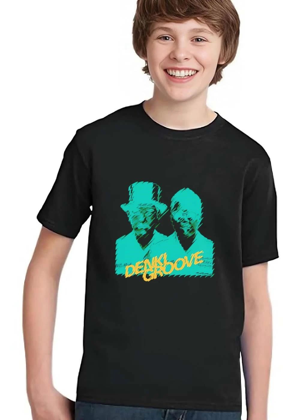 Denki Groove Distortion Teal Silhouette Portraits Glasses Tophat shirt