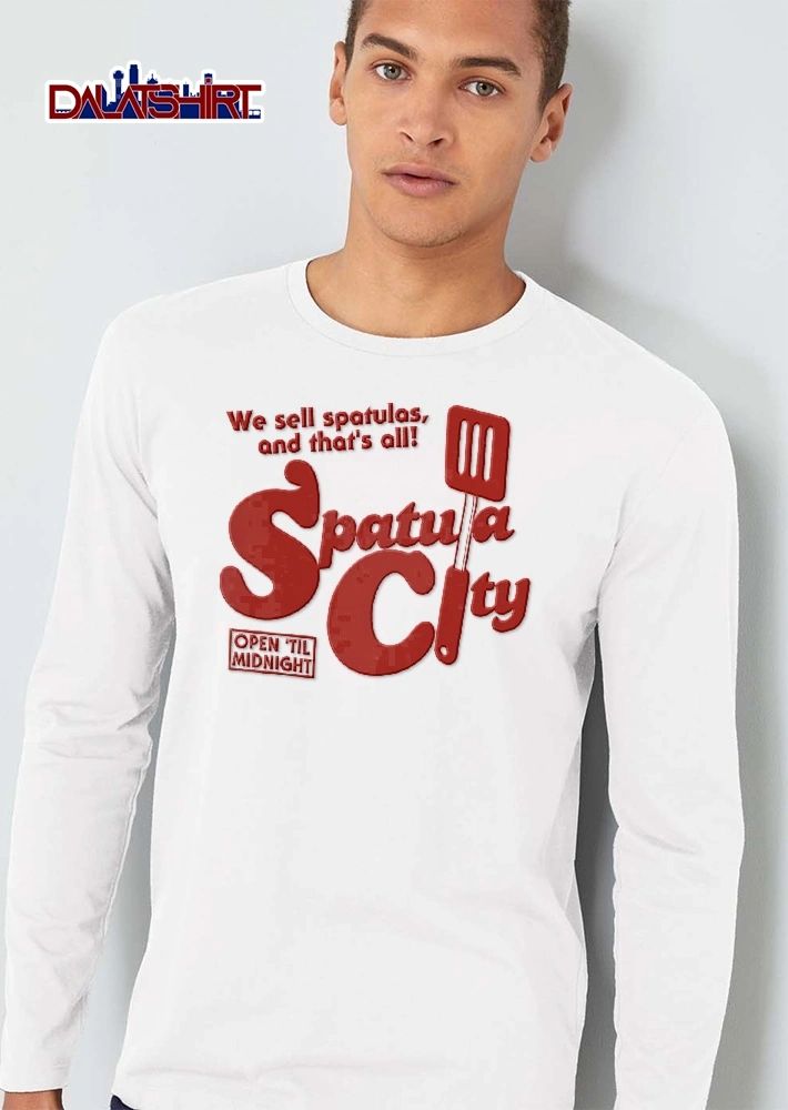 Spatula City We Sell Spatulas And Thats All Open Til Midnight Red Kitchen Utensil Icon shirt