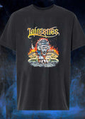 Wolf Attacking Budokan Lovebites Metal Band T-Shirt