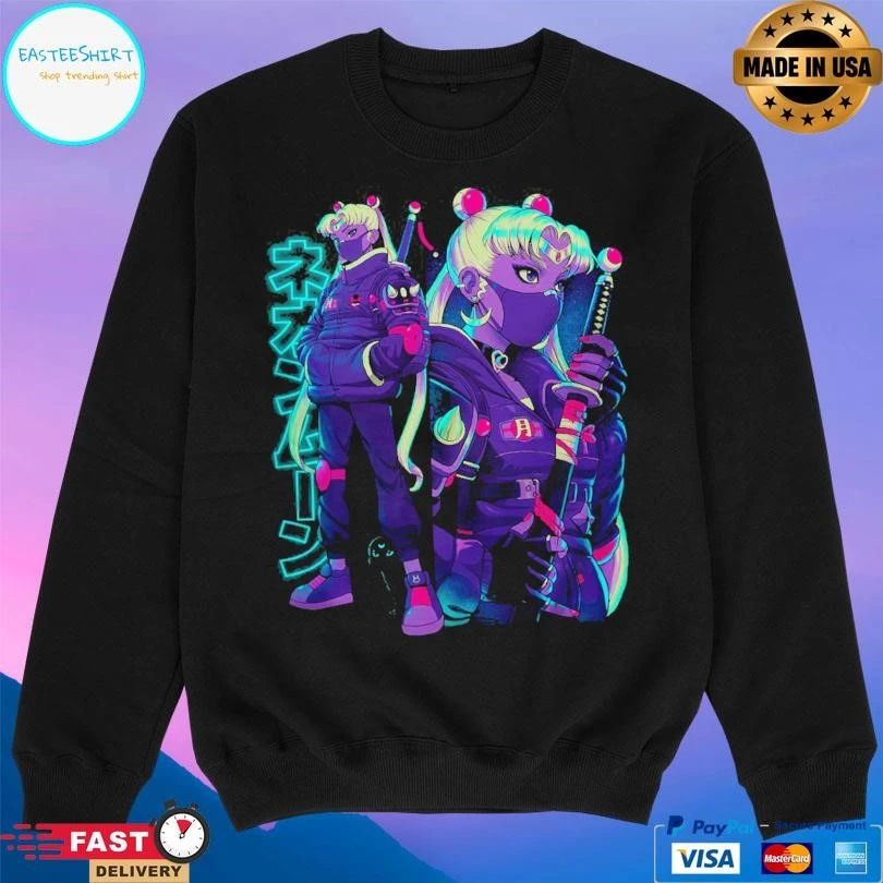 Sailor Moon Neon Moon Zero T-shirts