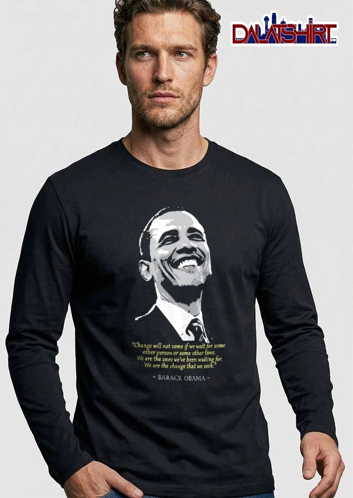We Are The Ones Have Been Waiting For Change That Seek Barack Obama Portrait Line Art shirt