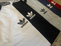 ADIDAS ORGINALS THREE STRIPES RETRO CREW NECK SHORT SLEEVE T-SHIRT