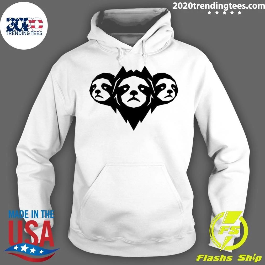 Cyber Sloth Geometric Animal Minimalist Shirt