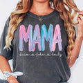 Mama Custom Name Shirt, Personalized Mom Shirt, Mothers Day Gift S-3XL
