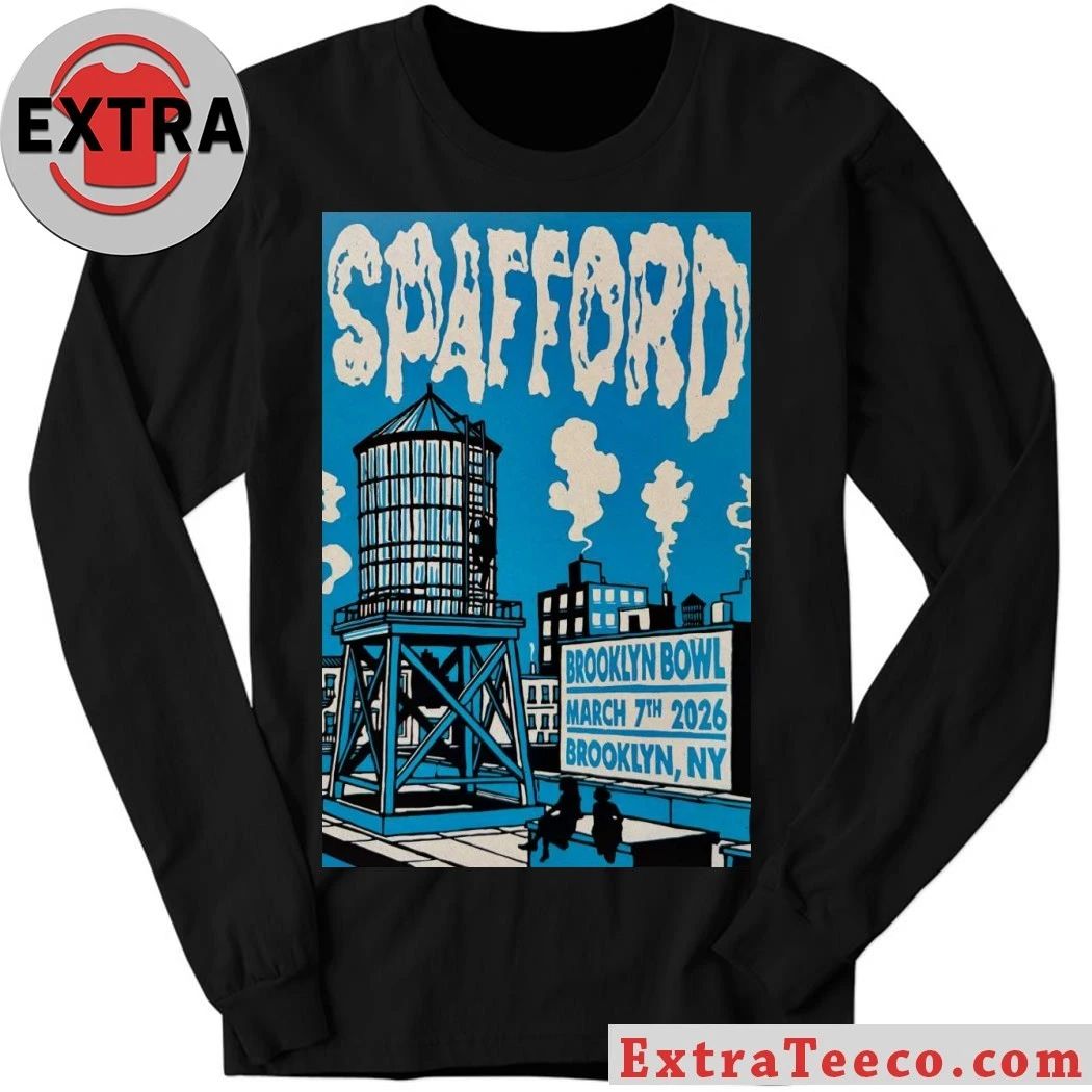 Spafford Brooklyn NY On March 7 2026 Tour Poster Shirt
