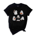 Ghost Reading Shirt, Cute Librarian Shirt, Teacher Halloween Shirt, Book Lover S