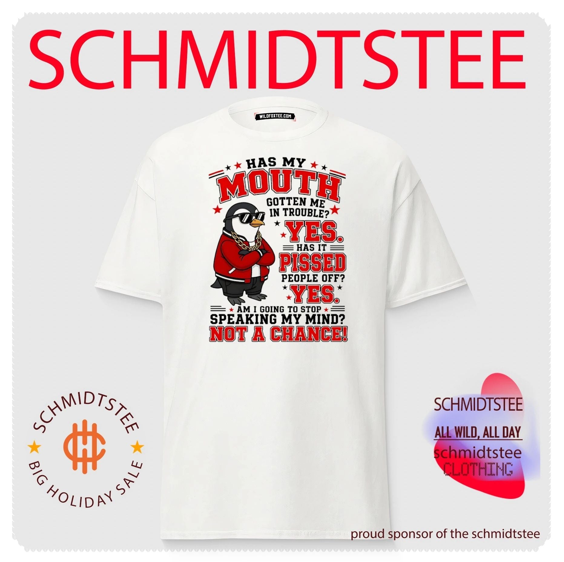Has my mouth gotton me in trouble yes has it pissed people off yes am I going to stop speaking my mind not a chance shirt