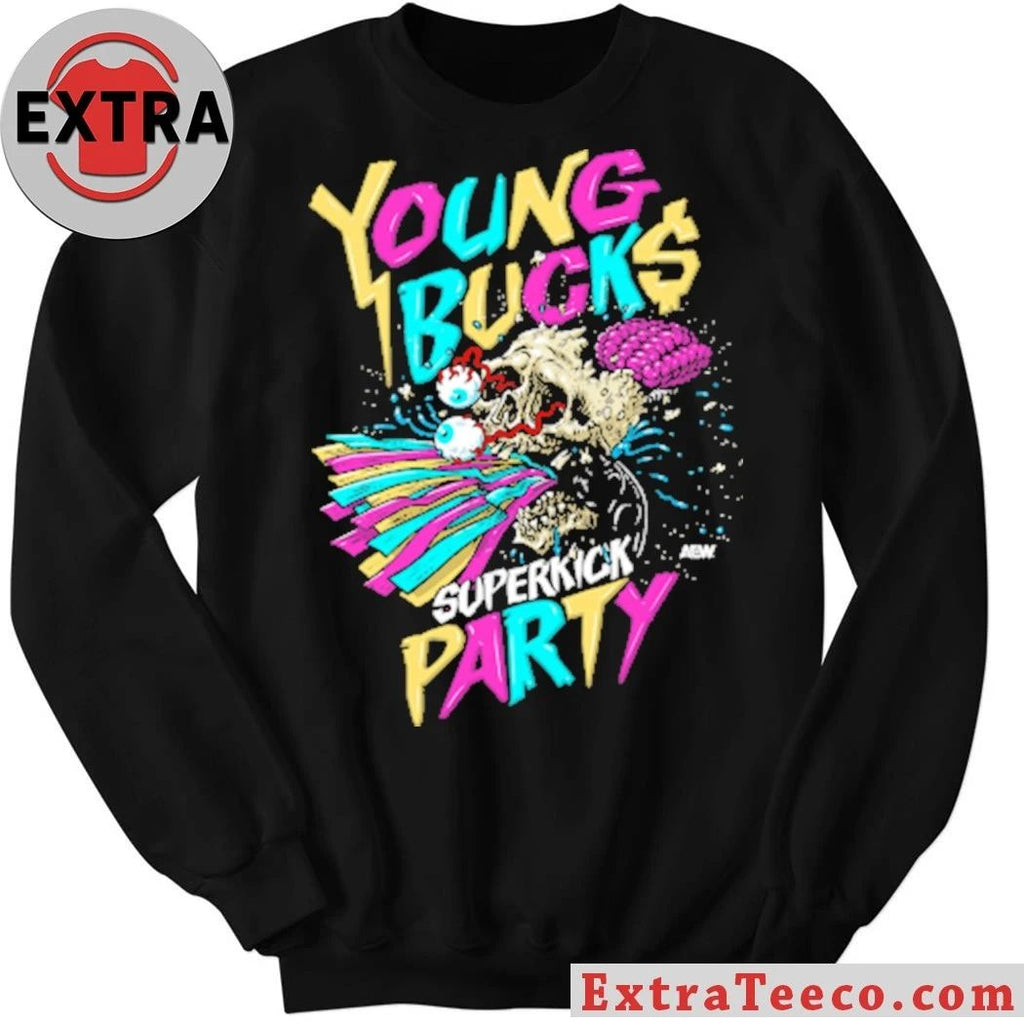 Young Bucks Superkick Party AEW Shirt