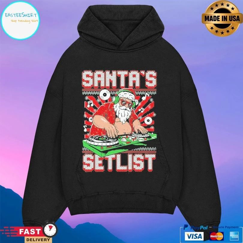Santa’s Setlist Santa Christmas 2025 T-shirts