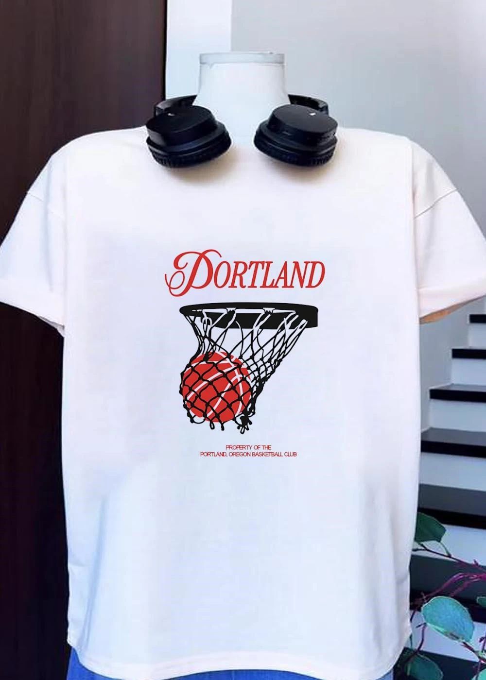 Property of the Portland Oregon Basketball Club Dortland Basketball shirt