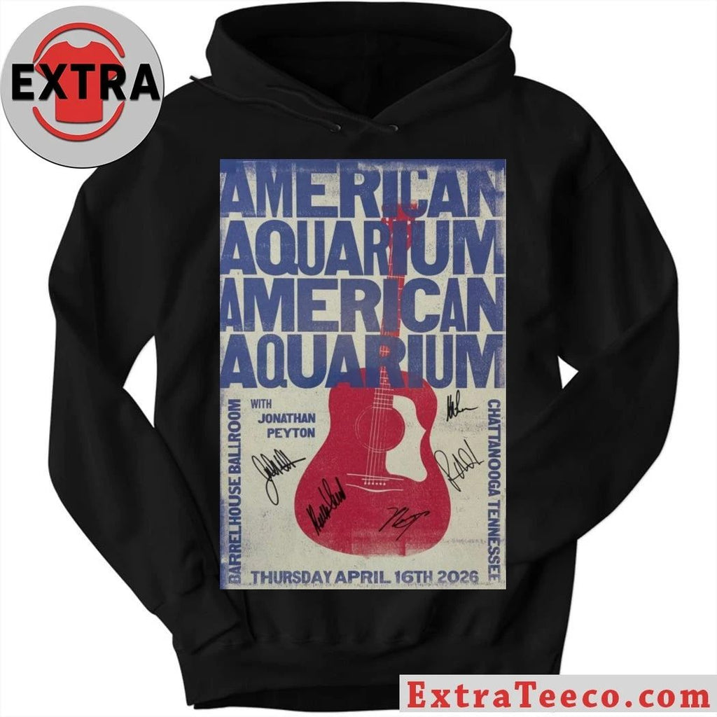 BJ Barham of American Aquarium Barrelhouse Ballroom Chattanooga, TN April 16 2026 Poster Shirt