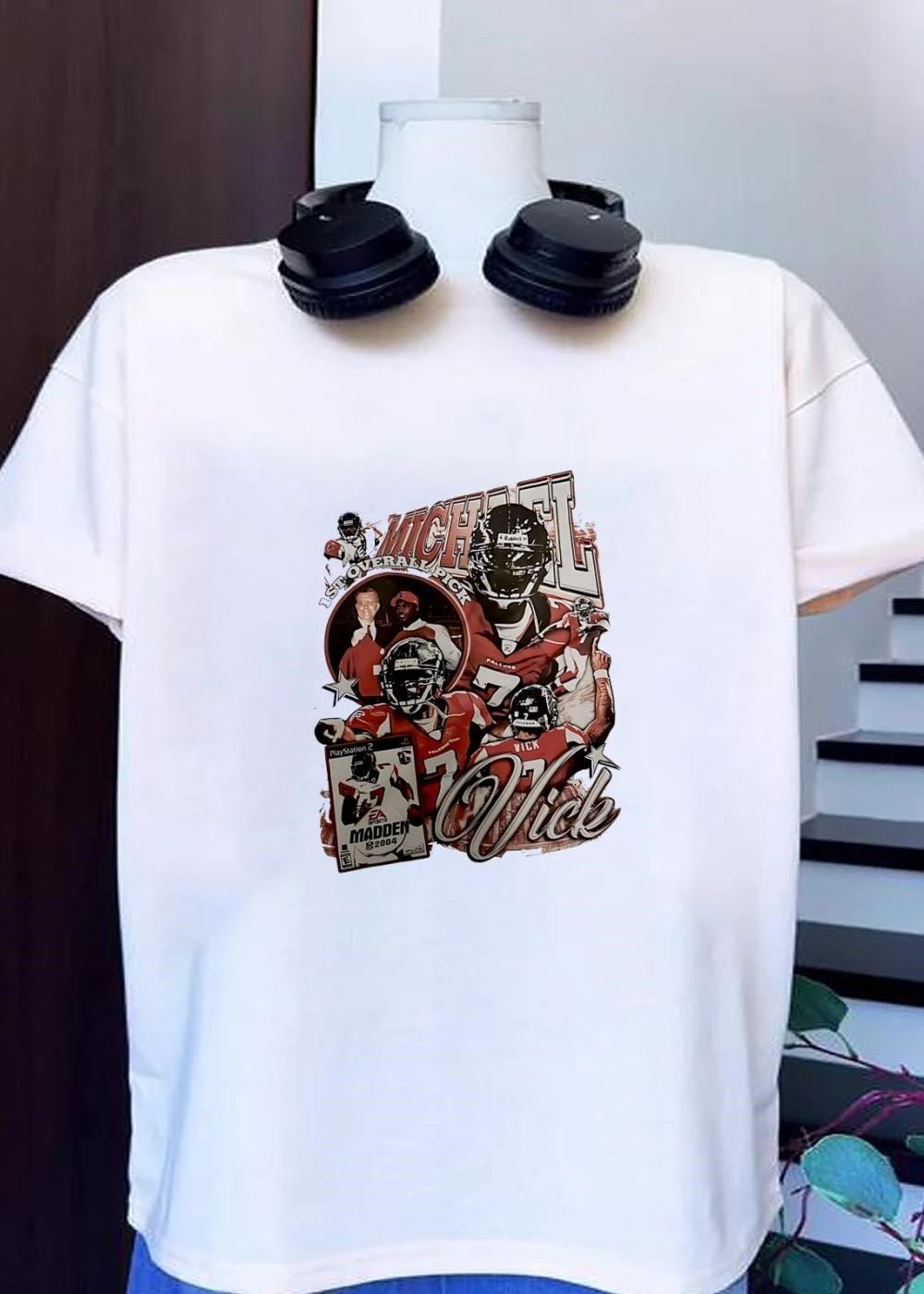 Michael Vick 1st Overall Pick Madden 2004 Atlanta Falcons shirt