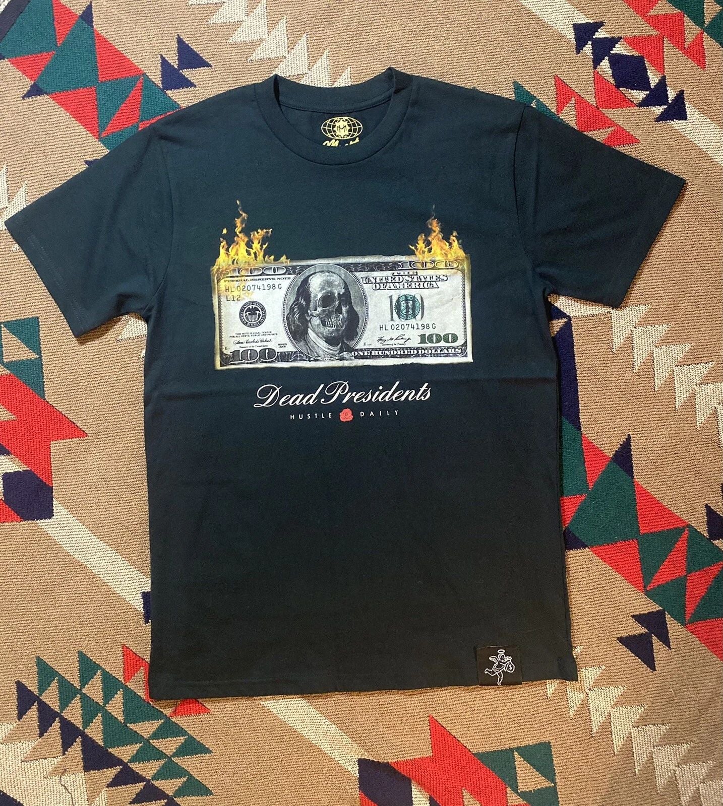 New Muerte Dead Presidents Burn Racks Urban HipHop Streetwear Hustle Daily Sz S