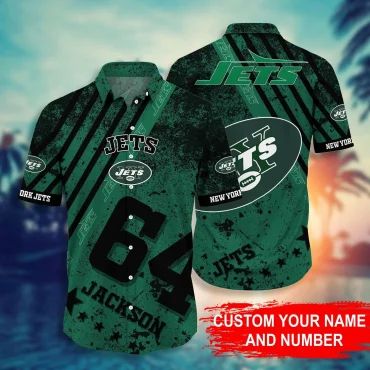 New York Jets Personalized Pride Hawaiian Shirt