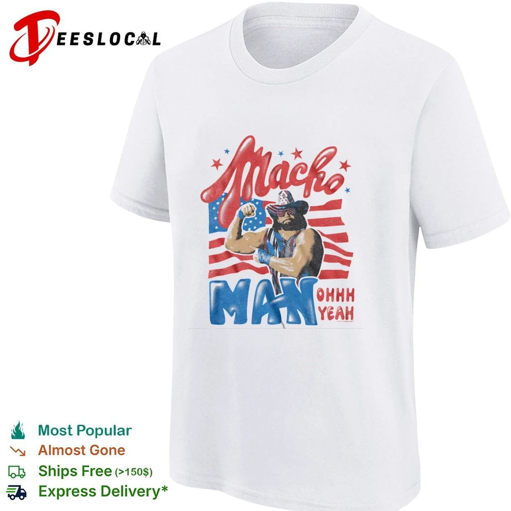 Patriotic Macho Man Randy Savage Ohhhh Yeah T-shirt