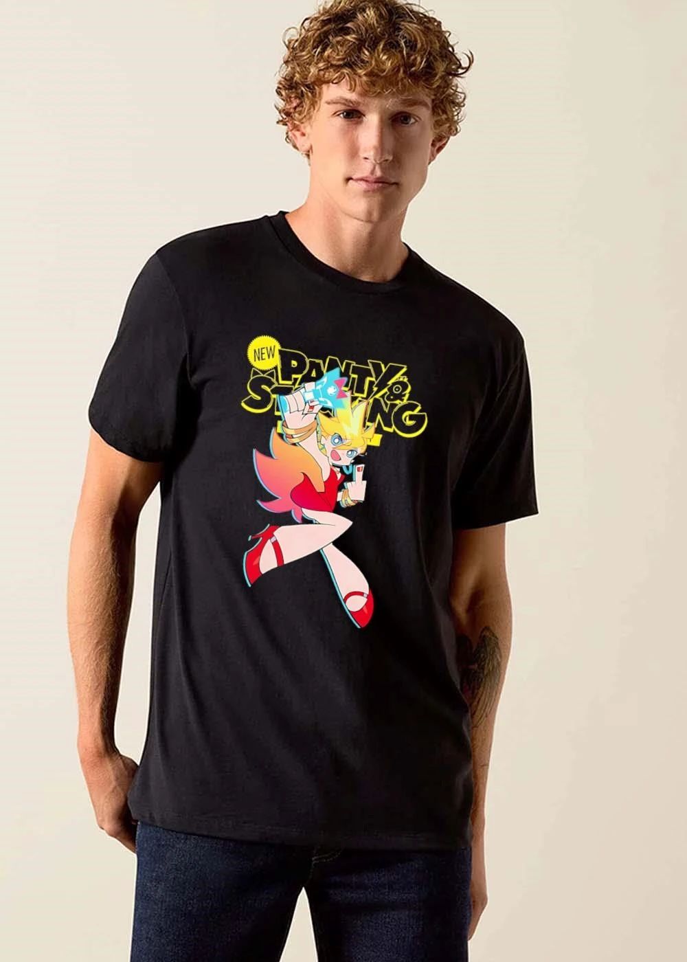 New Panty And Stocking With Garterbelt Cartoon Blonde Girl shirt