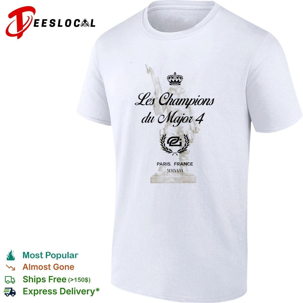 Les Champions du Major 4 Paris France MMXXVI T-shirt