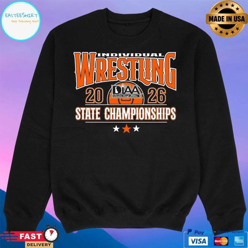 DIAA Individual Wrestling 2026 State Championships T-shirts