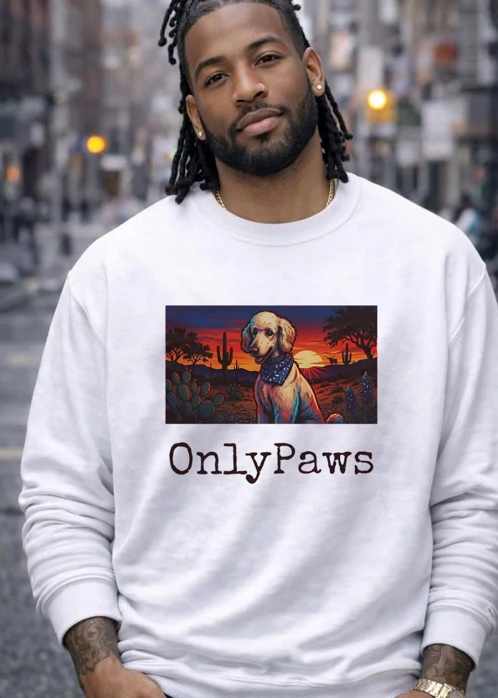 Desert Sunset Dog OnlyPaws shirt