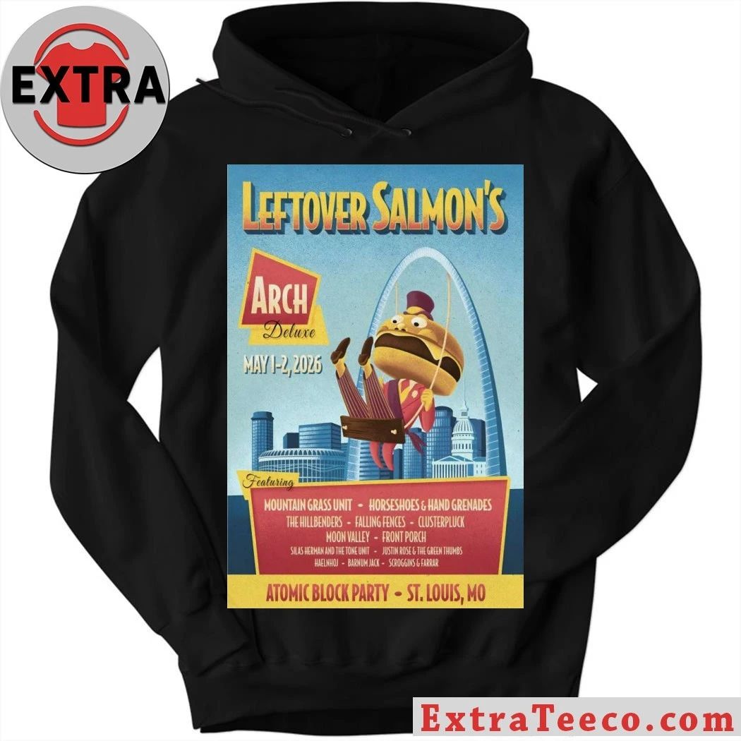 Leftover Salmon’s May 1-2 2026, St. Louis MO Poster Shirt