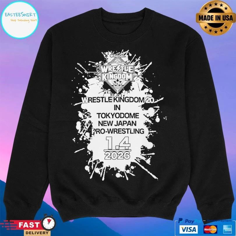 Wrestle Kingdom 20 In Tokyo Dome New Japan Pro Wrestling 1 4 2026 T-shirts