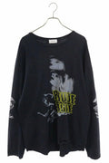 RHUDE L Long Sleeve Knit Top Black Cotton Size L