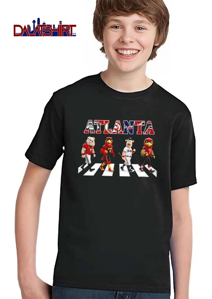 GEORGIA Bulldog football Hawk basketball Brave baseball Falcon football shirt