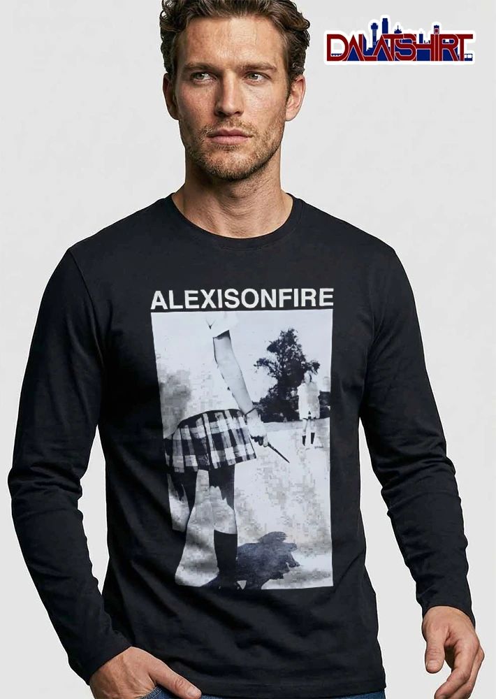 Alexisonfire Schoolgirl Holding Knife Facing Girl Photo shirt