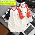 ADIDAS ORIGINALS 3-STRIPES CALIFORNIA Retro Trefoil TEE SHIRT ~ ORANGE SLIM FIT