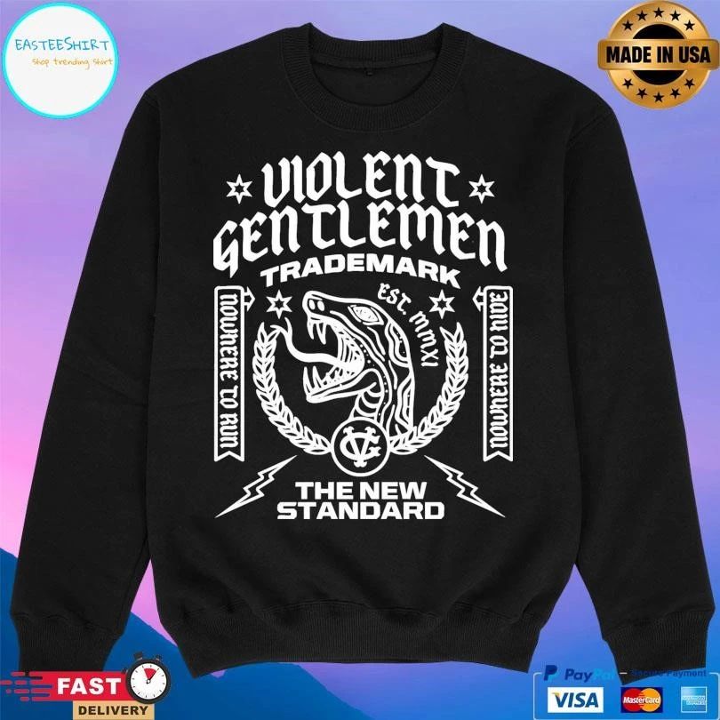 Violent Gentlemen Trademark Est Mmxi The New Standard T-shirts