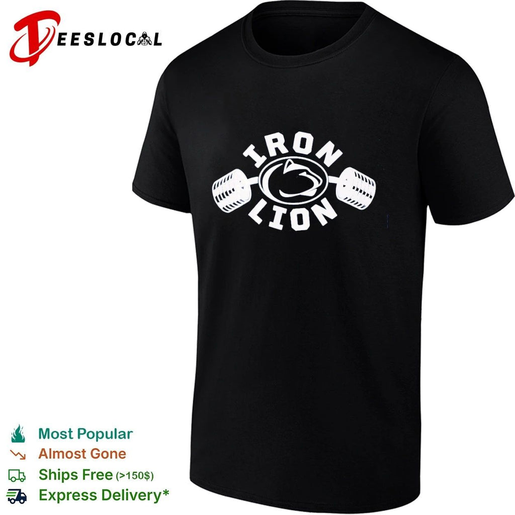 Iron Lion Penn State Nittany Lion Weightlifting T-shirt