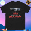 Testament The Legacy The New Order Live In Concert T-shirts