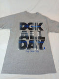 DGK All Day Everyday The Kayo Corp Size S - Gray Short Sleeve T-Shirt