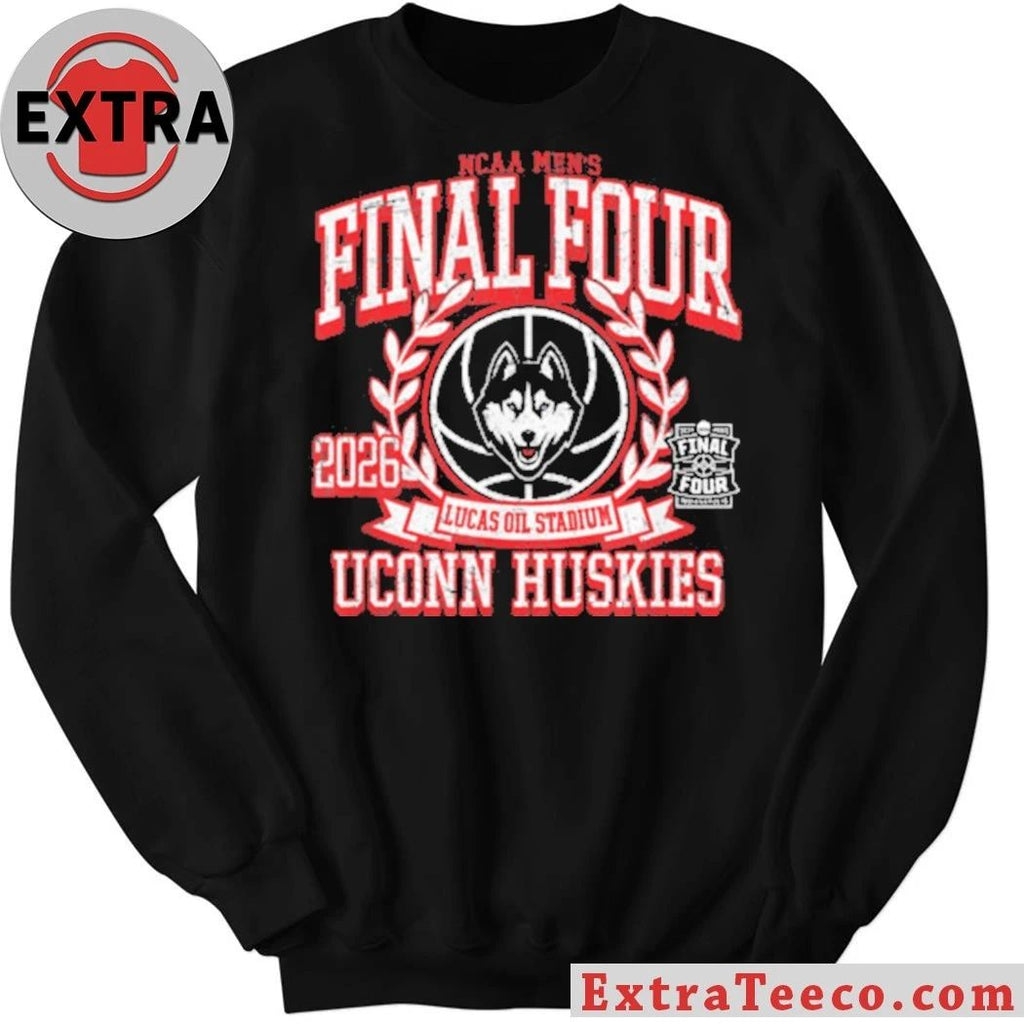 Connecticut Huskies Final Four 2026 NCAA Men’s Basketball Logo T-Shirt – Top-Rated Gift for College Basketball Lovers