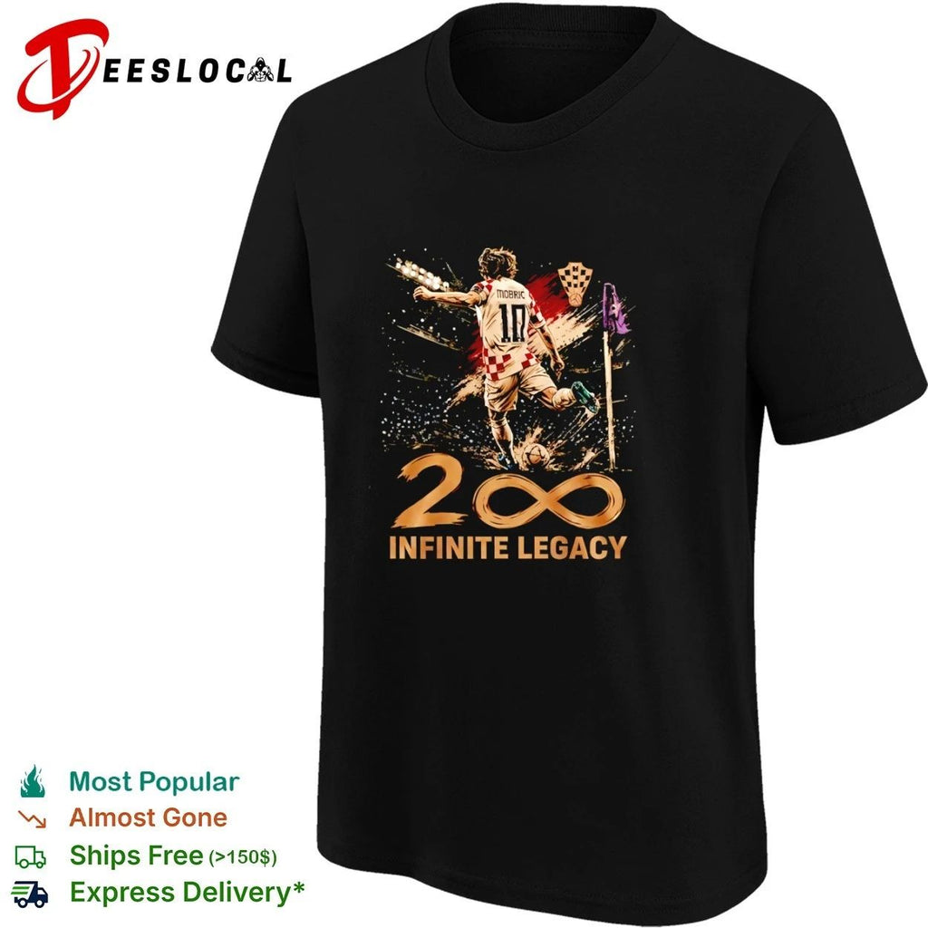 Luka Modric Croatia National Team Infinite Legacy World Cup T-shirt