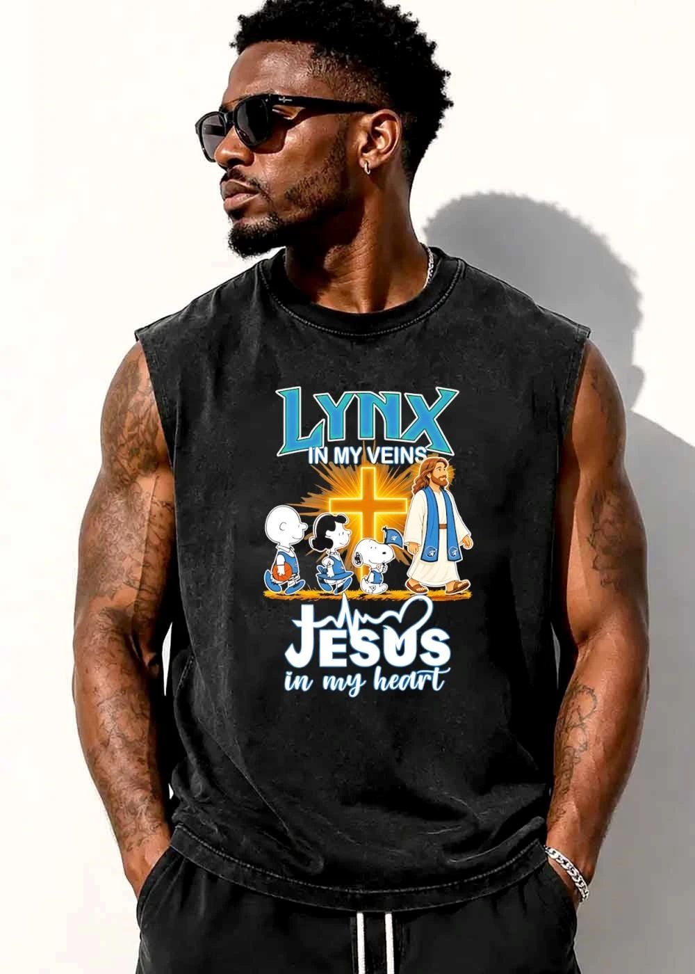 Minnesota Lynx WNBA In My Veins Jesus Heart Cartoon Peanuts Cross shirt